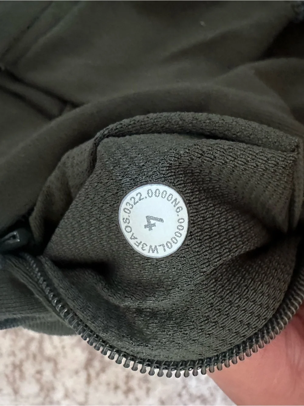 lululemon athletica Women’s Deep Forest Green Quarter-Zip Pullover